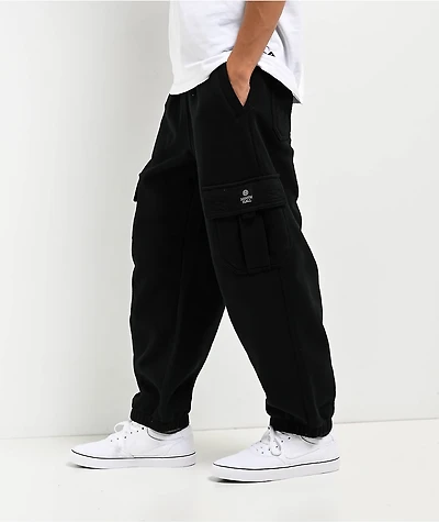 Ninth Hall Kids Stash Black Cargo Sweatpants