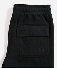 Ninth Hall Kids Stash Black Cargo Sweatpants
