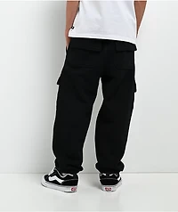 Ninth Hall Kids Stash Black Cargo Sweatpants