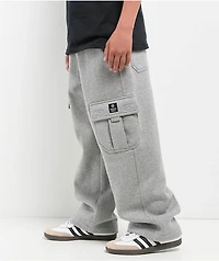 Ninth Hall Kids Stash Heather Grey Cargo Sweatpants