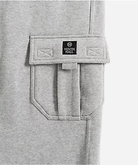 Ninth Hall Kids Stash Heather Grey Cargo Sweatpants