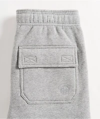 Ninth Hall Kids Stash Heather Grey Cargo Sweatpants