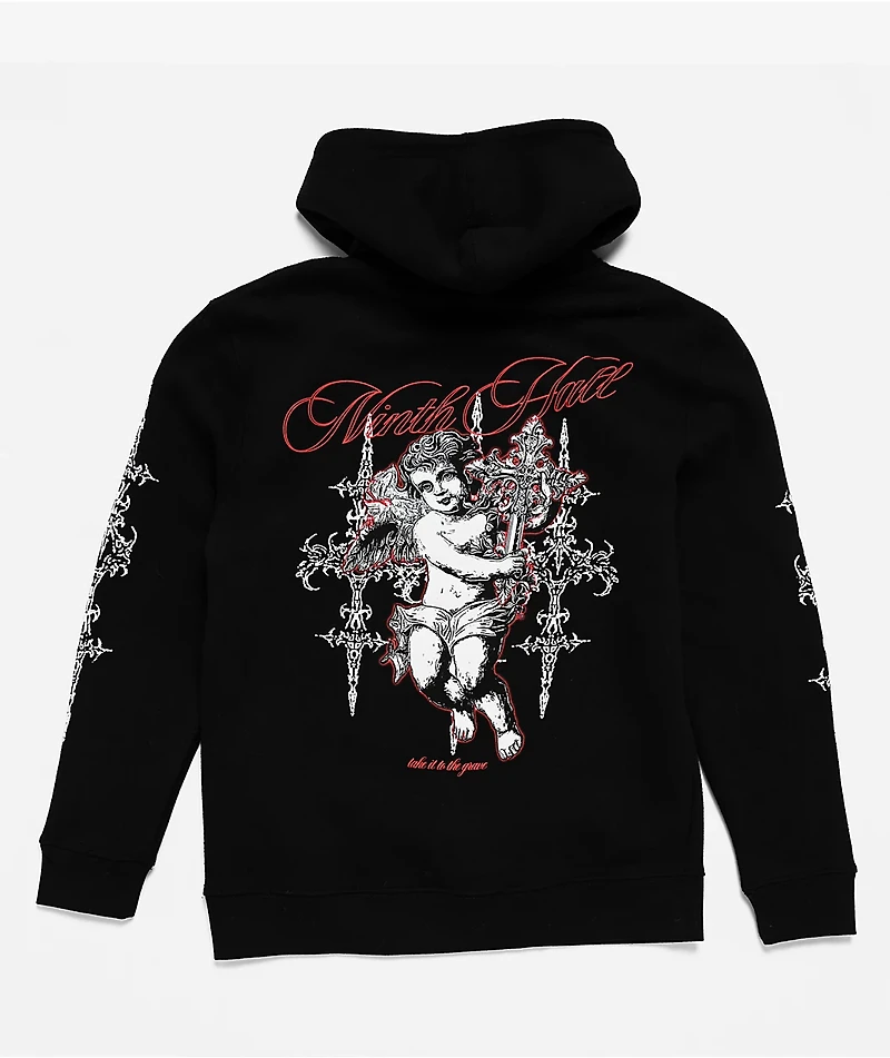 Ninth Hall Kids The Grave Black Hoodie