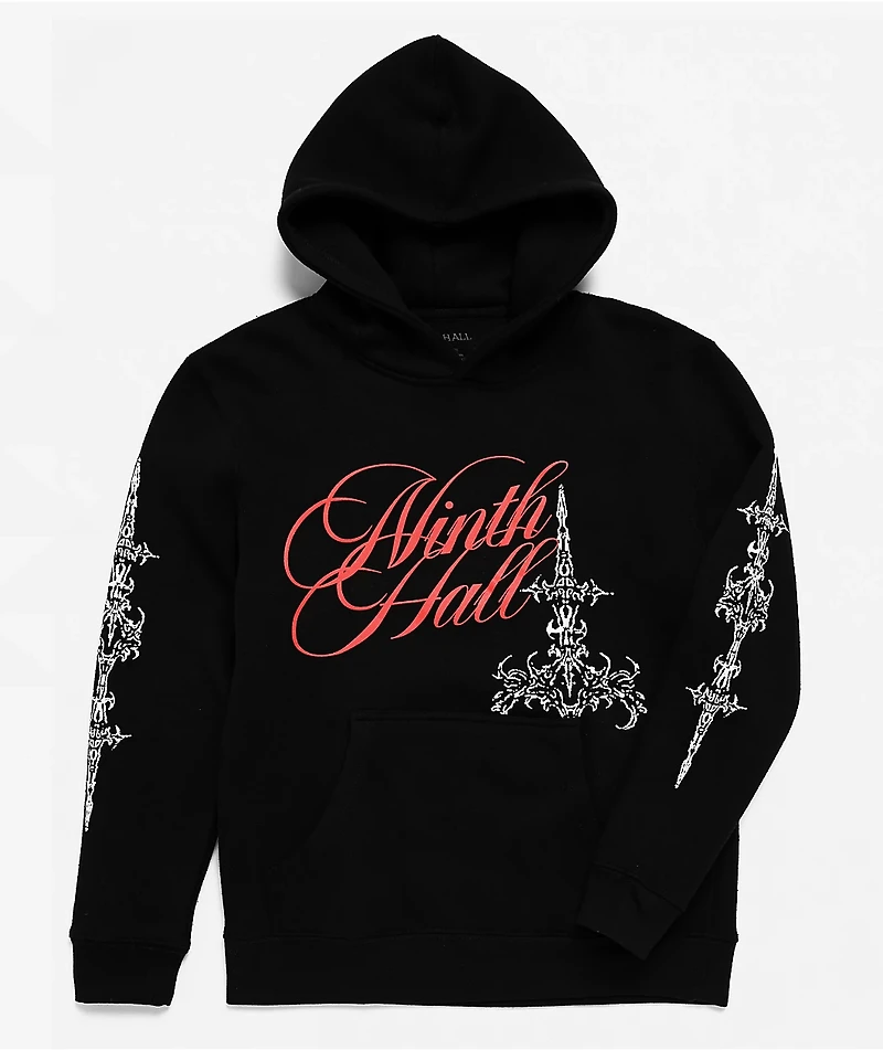 Ninth Hall Kids The Grave Black Hoodie