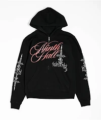 Ninth Hall Kids The Grave Black Zip Hoodie