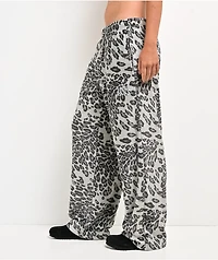 Ninth Hall Kitty Grey Plush Lounge Pants