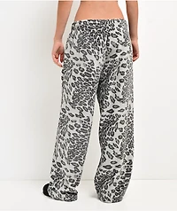 Ninth Hall Kitty Grey Plush Lounge Pants