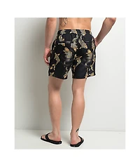 Ninth Hall Koi Black Board Shorts