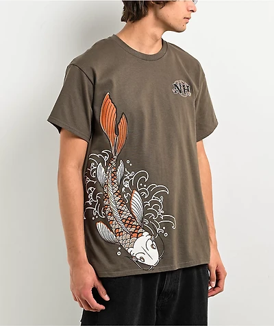 Ninth Hall Koi Pond Olive T-Shirt