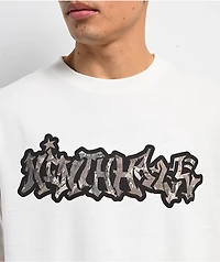 Ninth Hall Leaf Me Alone White Boxy T-Shirt