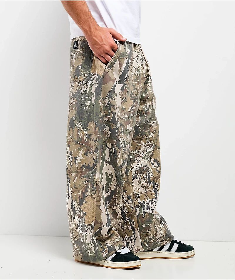 Ninth Hall Leafy Camo Baggy Fleece Sweatpants