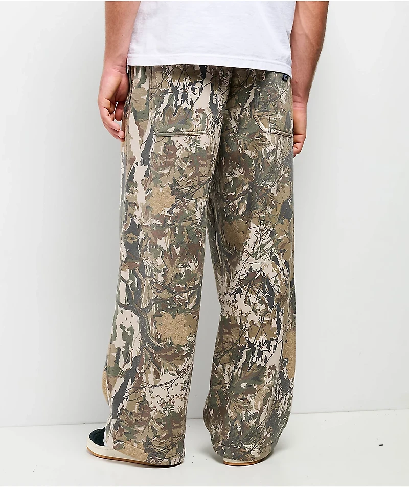 Ninth Hall Leafy Camo Baggy Fleece Sweatpants