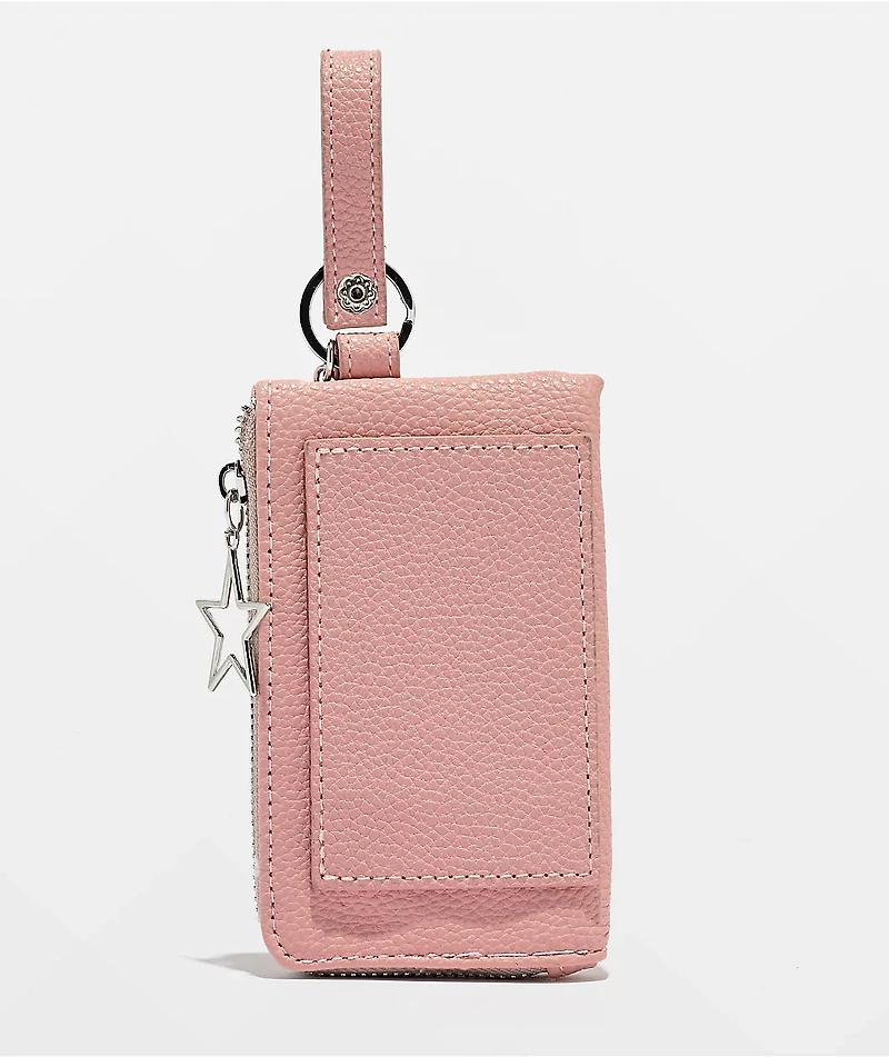 Ninth Hall Leopard Star Pink Mini Wallet