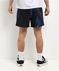 Ninth Hall Lightning Black Mesh Shorts
