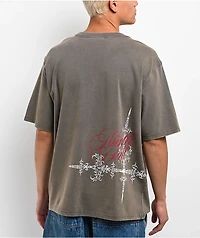 Ninth Hall Little Helper Grey Wash T-Shirt