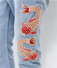 Ninth Hall Lure Ember Koi Light Blue Denim Jeans