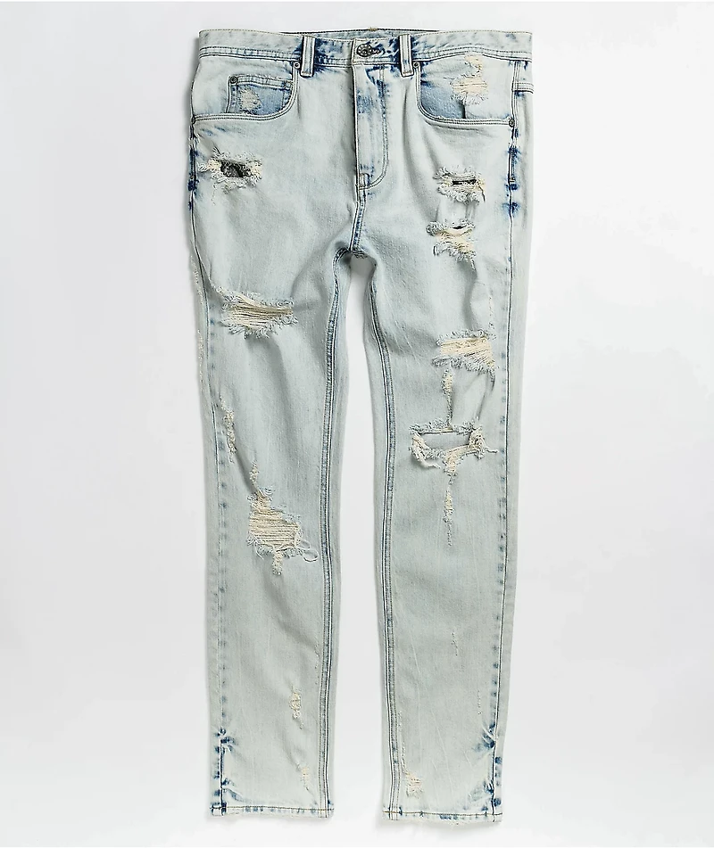 Ninth Hall Lure Noise Light Wash Skinny Jeans