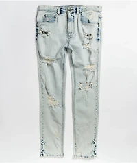 Ninth Hall Lure Noise Light Wash Skinny Jeans
