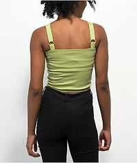 Ninth Hall Lyleson Sweet Pea Buckle Strap Tank Top