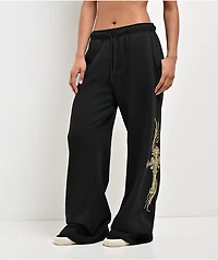 Ninth Hall MTT Black Bootcut Sweatpants