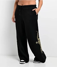 Ninth Hall MTT Black Wide Leg Sweatpants