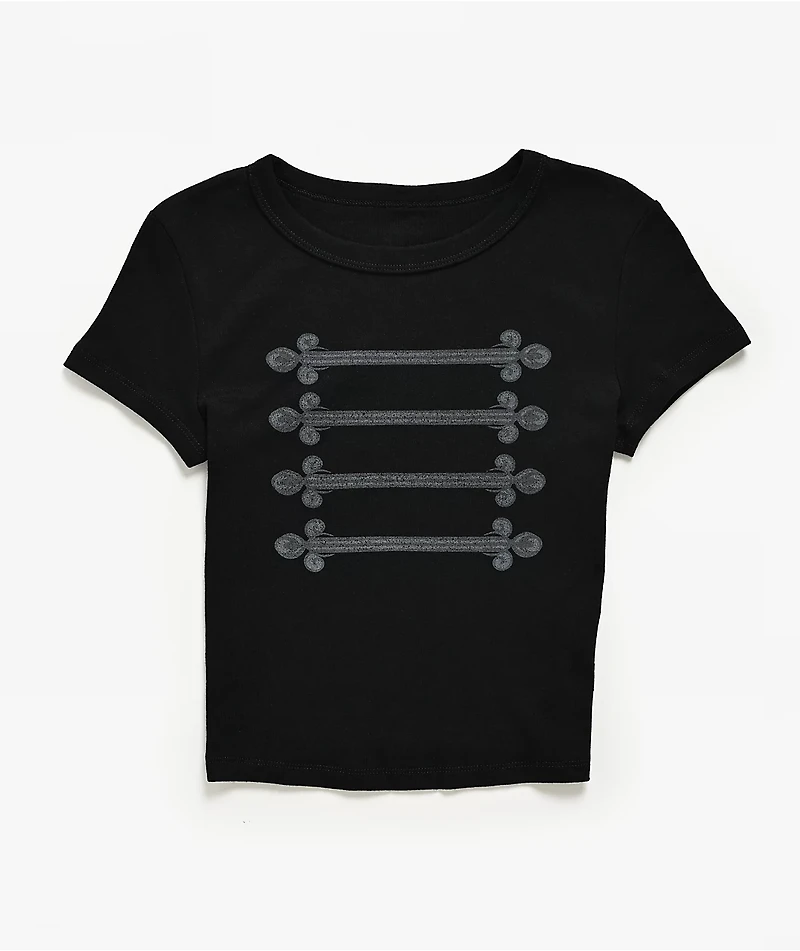 Ninth Hall Marching Band Black Crop T-Shirt