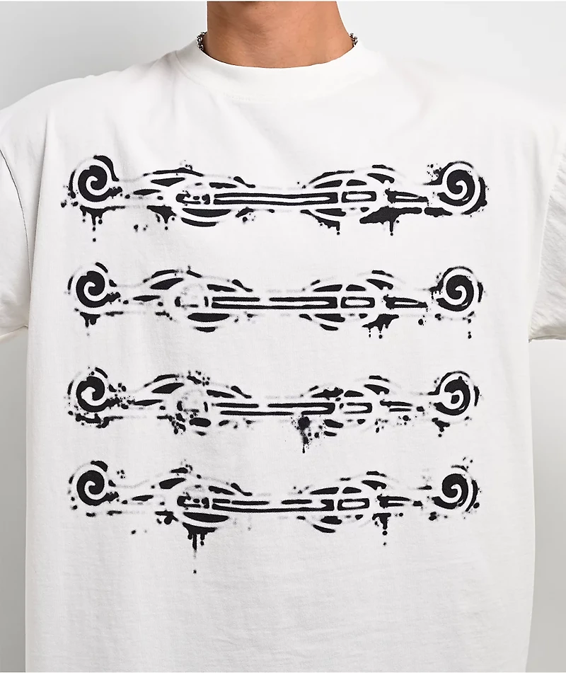 Ninth Hall Marching Band White Boxy T-Shirt