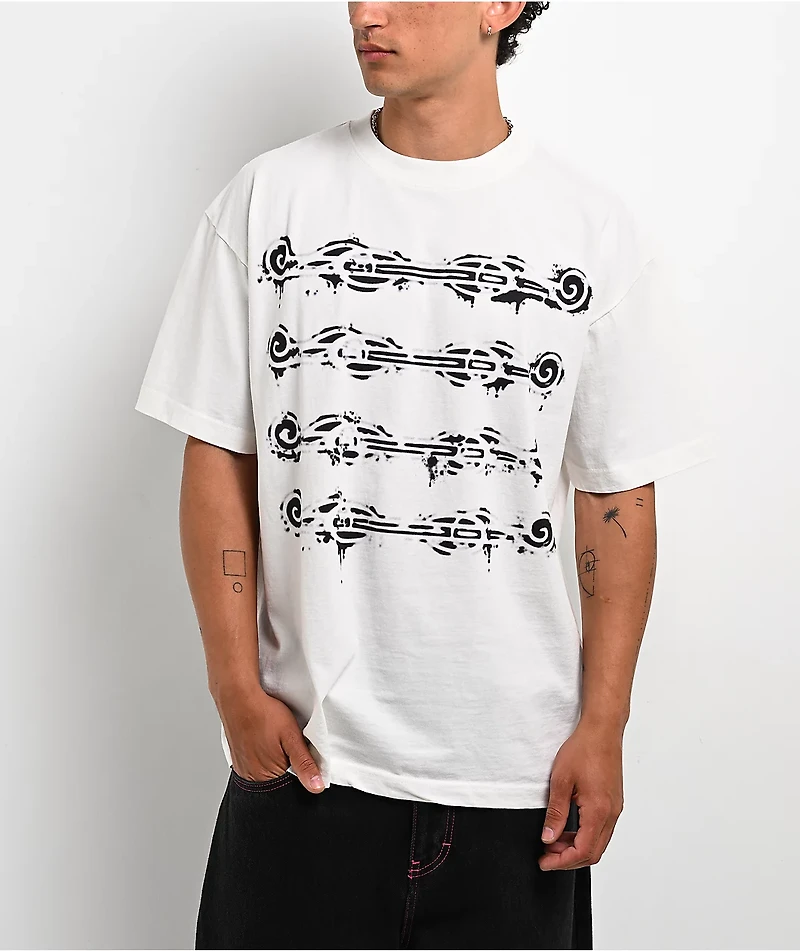 Ninth Hall Marching Band White Boxy T-Shirt