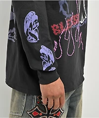 Ninth Hall Maxxxed Out Black Long Sleeve T-Shirt