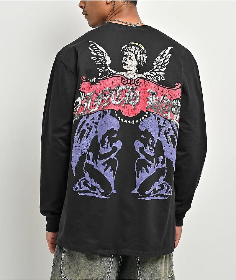 Ninth Hall Maxxxed Out Black Long Sleeve T-Shirt