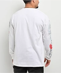 Ninth Hall Maxxxed Out White Long Sleeve T-Shirt