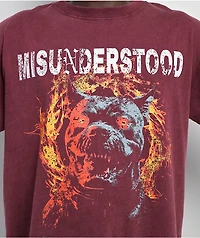 Ninth Hall Misunderstood Maroon T-Shirt