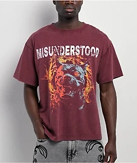 Ninth Hall Misunderstood Maroon T-Shirt