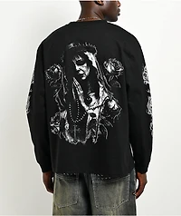 Ninth Hall Mother Mary Black Long Sleeve T-Shirt