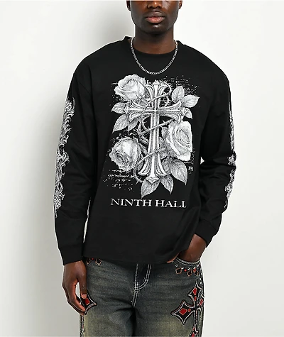 Ninth Hall Mother Mary Black Long Sleeve T-Shirt