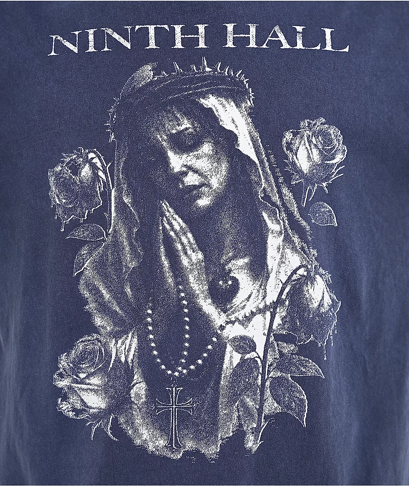 Ninth Hall Mother Mary Navy T-Shirt