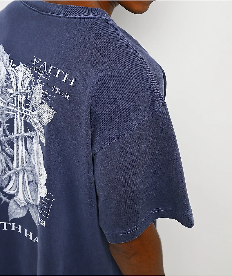 Ninth Hall Mother Mary Navy T-Shirt