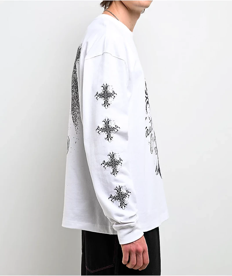 Ninth Hall Mother Mary White Long Sleeve T-Shirt