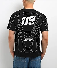 Ninth Hall Moto Black Soccer Jersey