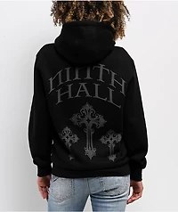 Ninth Hall Night Crawler Black Zip Hoodie