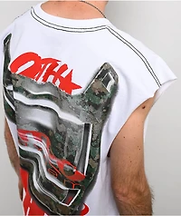 Ninth Hall Nitro Mayhem White Tank Top