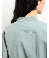 Ninth Hall Nyla Lead Nylon Bomber Jacket