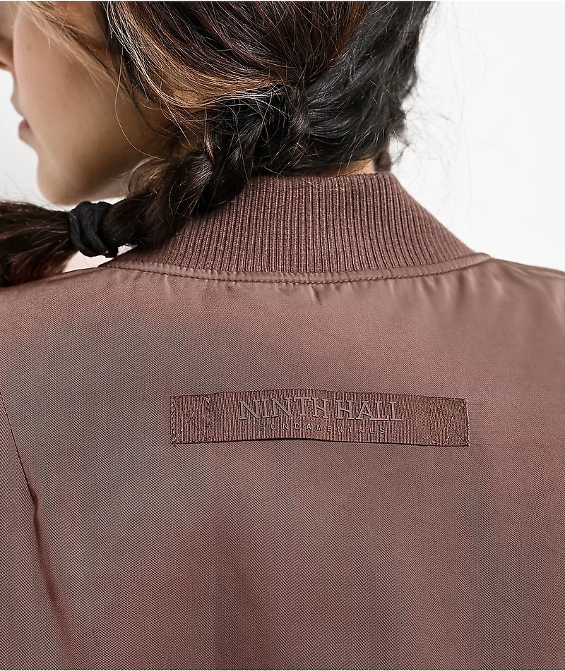 Ninth Hall Orion Brown Bomber Jacket