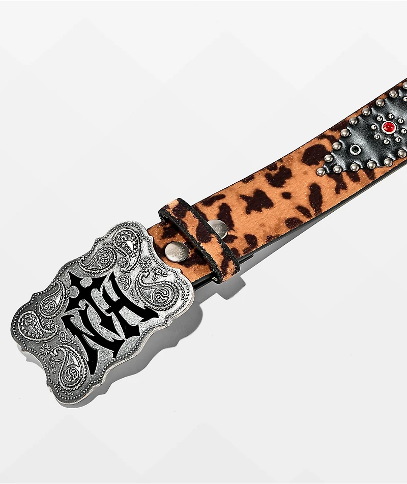 Ninth Hall Paisley Western Brown Belt