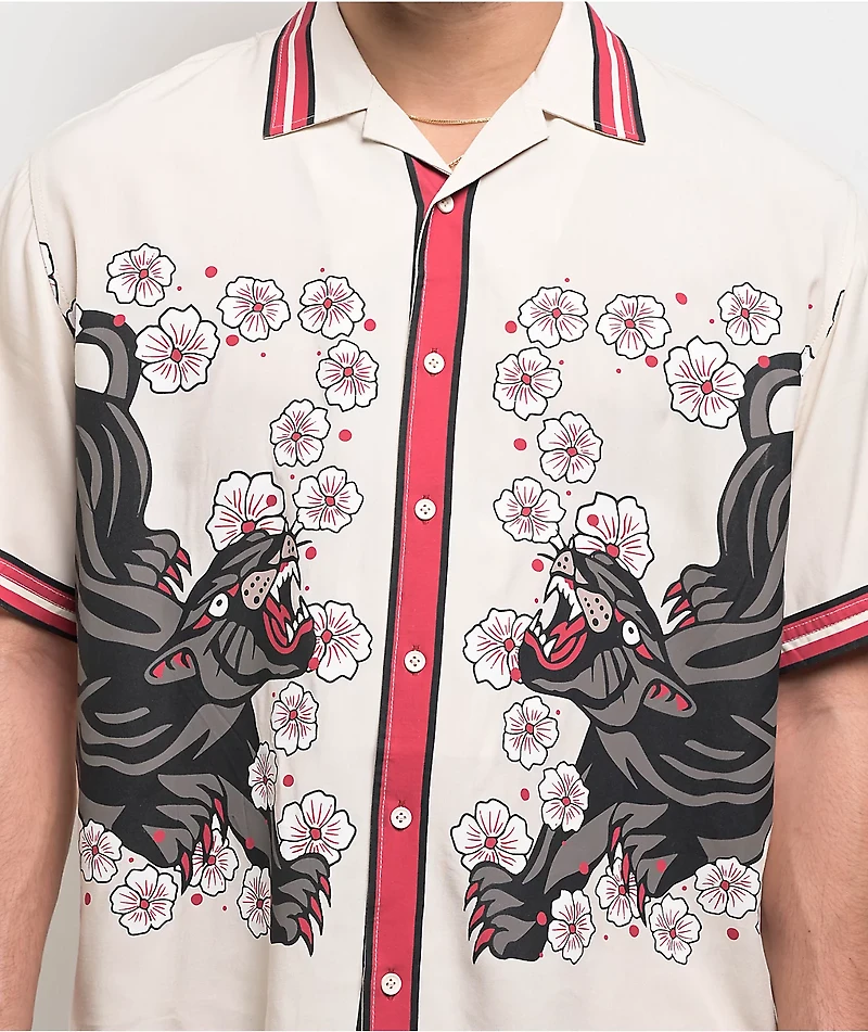 Ninth Hall Panther Natural Button Up Shirt
