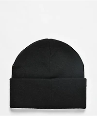 Ninth Hall Pierced Black Beanie