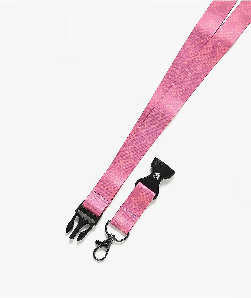 Ninth Hall Pink Leopard Lanyard