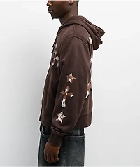 Ninth Hall Potassium Brown Zip Hoodie