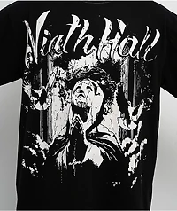 Ninth Hall Prayers Glow In The Dark Black T-Shirt