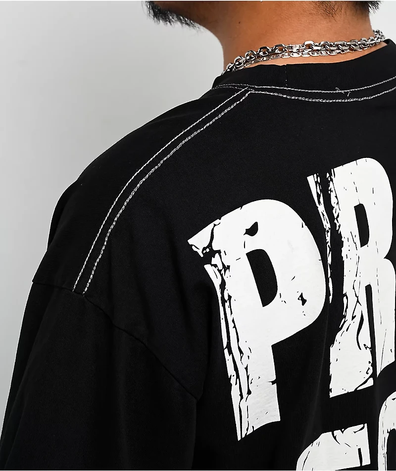 Ninth Hall Prayers Glow In The Dark Black T-Shirt